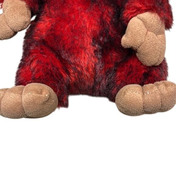 Dan Dee 10" Vintage Red‎ Plush Gorilla - Picture 3 of 7